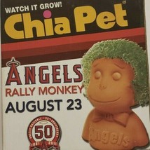 Mlb Anaheim Angels Rally Monkey Chia Pet - 2011 Sga - New In Box - 50th Anniv. - $11.99