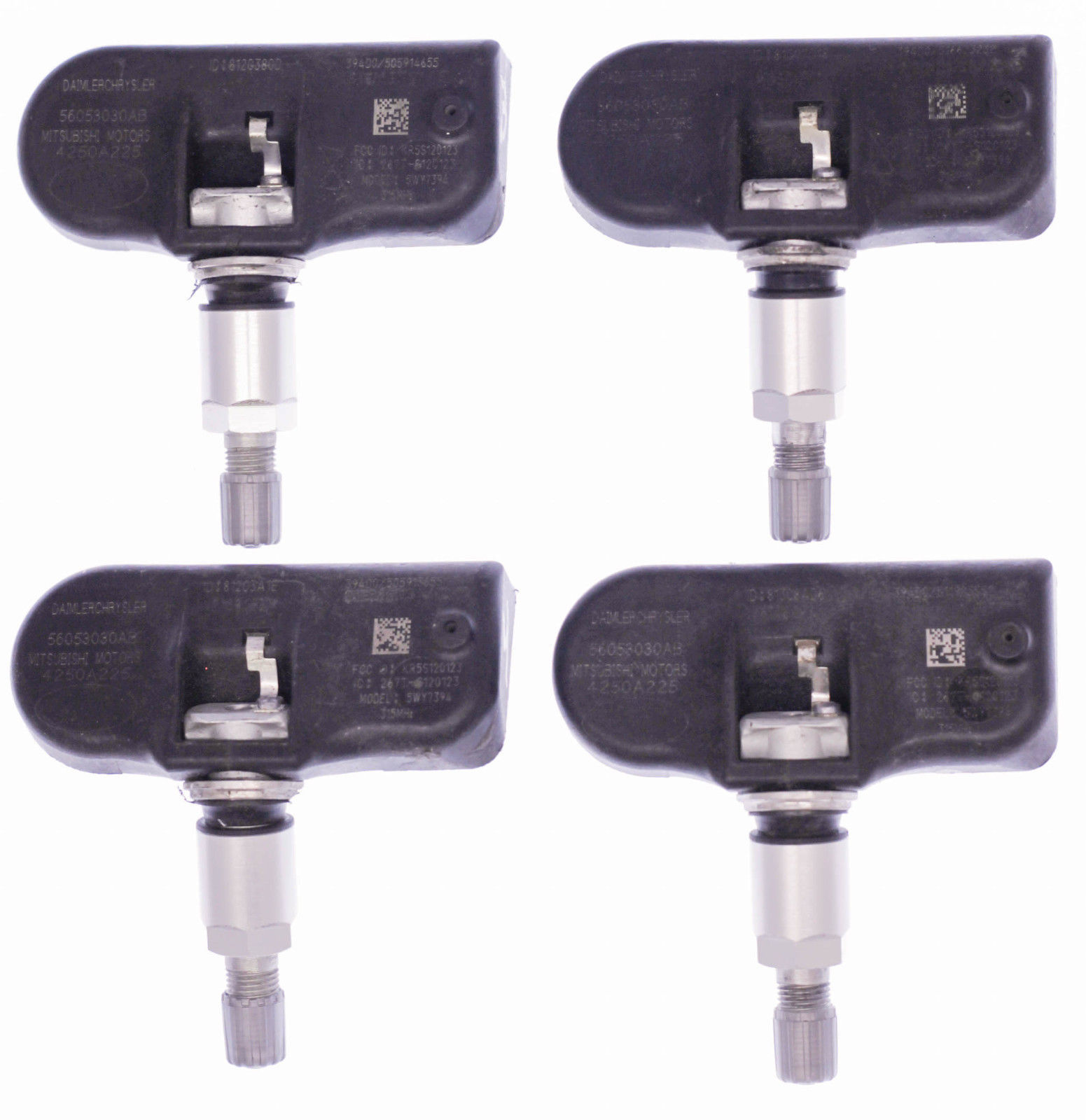 Image of Set of 4 Chrysler Dodge Jeep Tire Pressure Sensor TPMS OEM 56053030AB