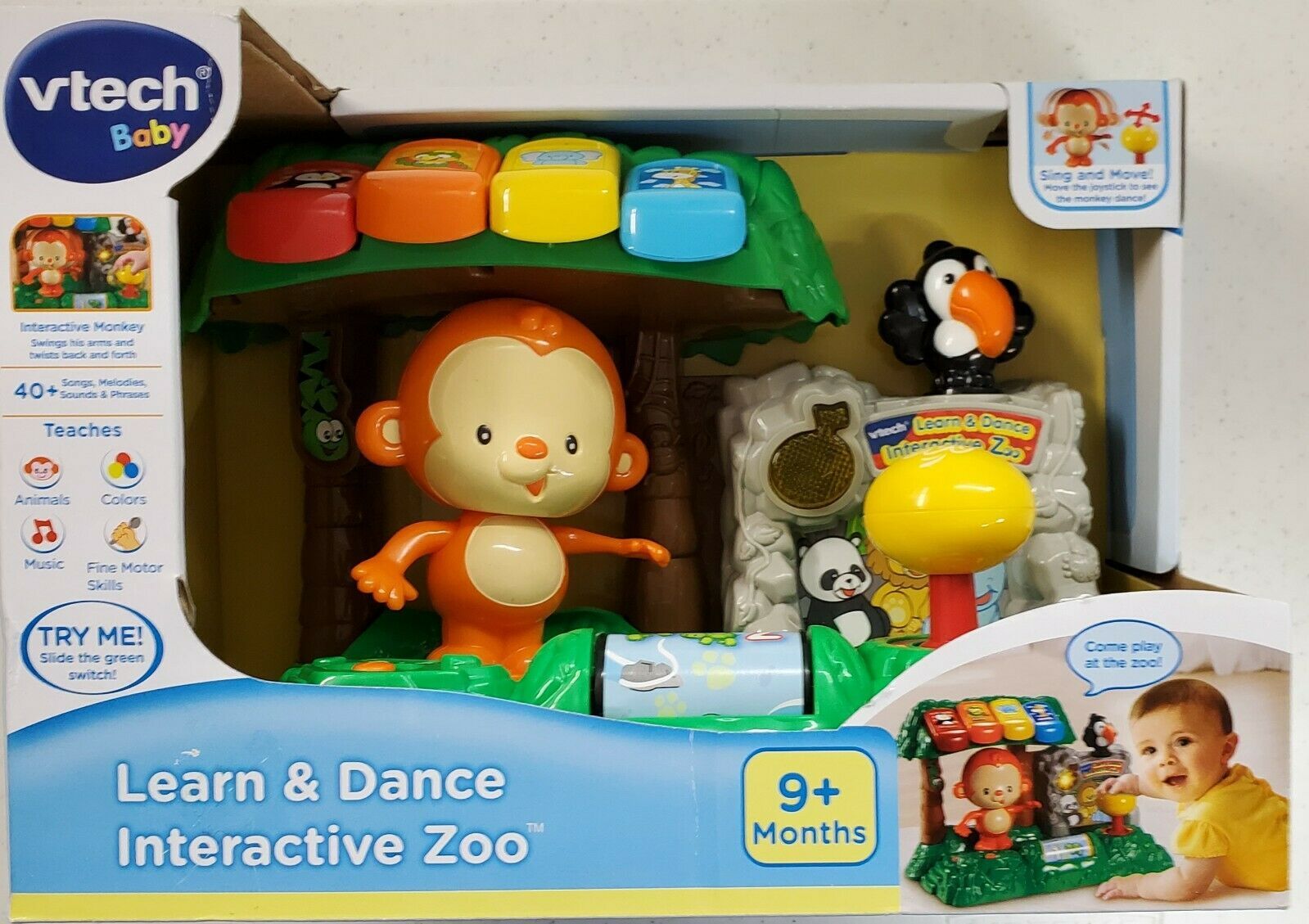 VTech Baby Learn & Dance Interactive Zoo NEW Developmental Baby Toys