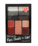 Revlon Eyes Cheeks + Lips Palette, 200 Seductive Smokies 8 shades of Rom... - $4.62