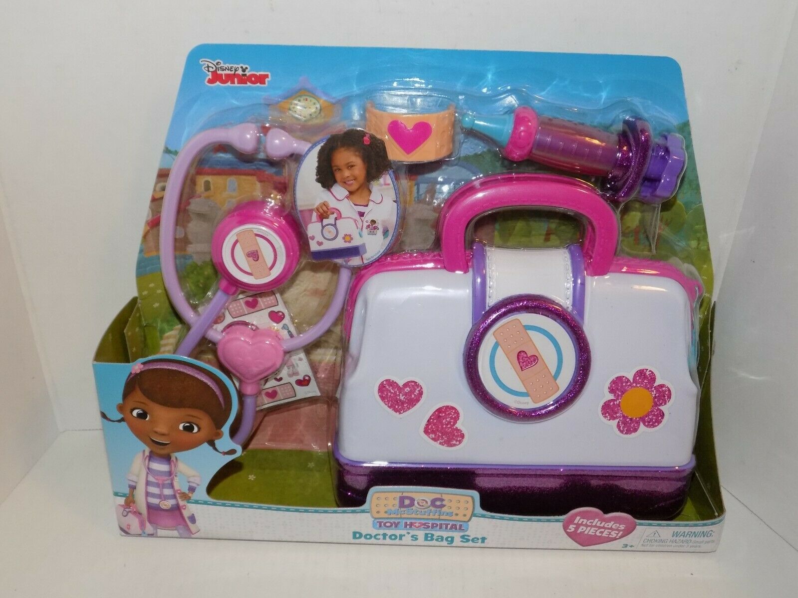 Disney Junior Doc McStuffins Toy Hospital Doctor's Bag 5 Piece Toy Set ...