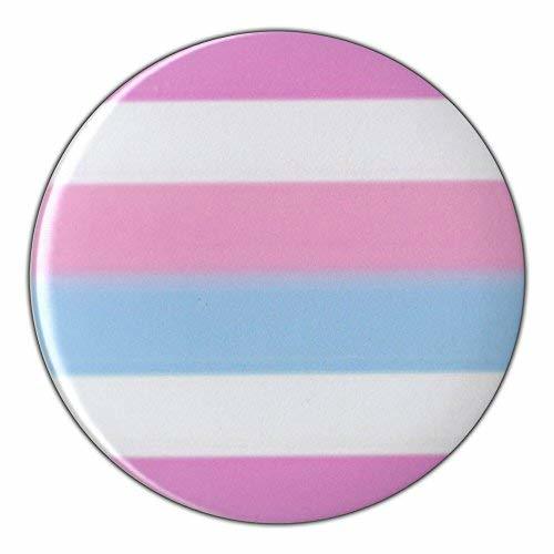 3 Pin Back Button Intersex Bigender Pride Flag Gender