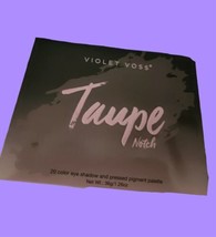 Violet Voss Taupe Notch Eyeshadow Palette Nib Msrp $45 - $33.65