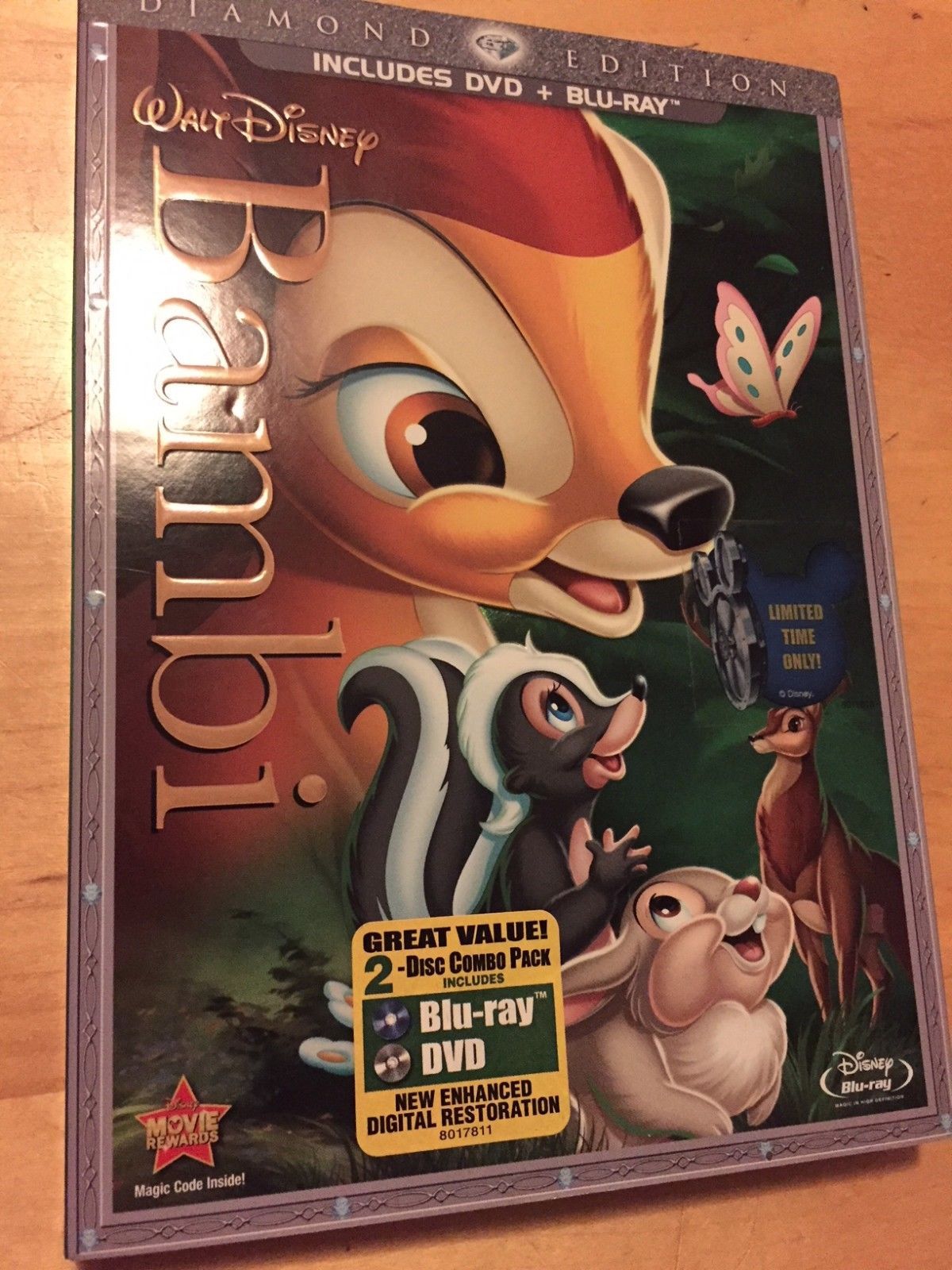 BAMBI Blu-Ray DVD 2011 2-Disc Set, Diamond Edition BRAND NEW & FACTORY ...