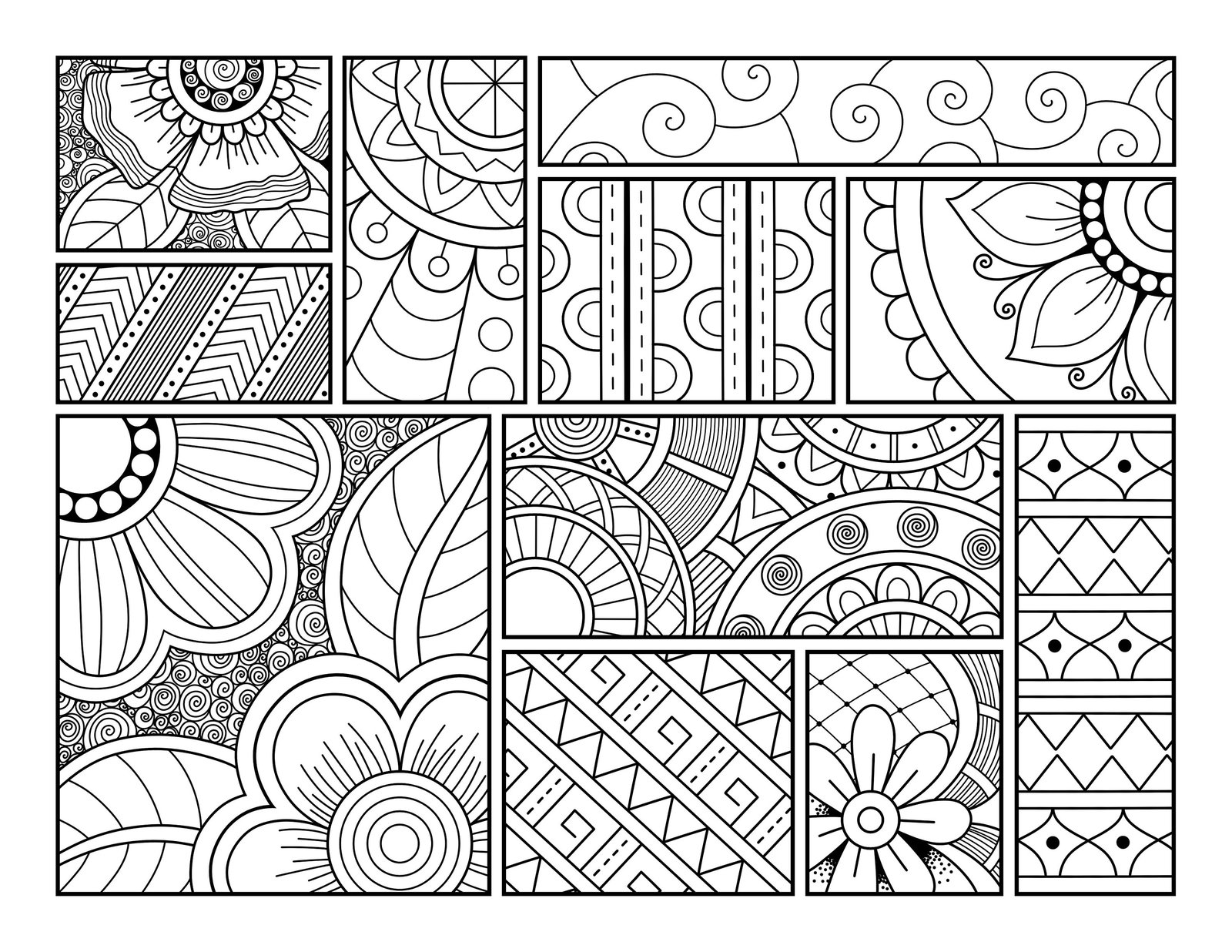 20-coloring-pages-adult-coloring-book-volume-2-fun-modern-designs-to