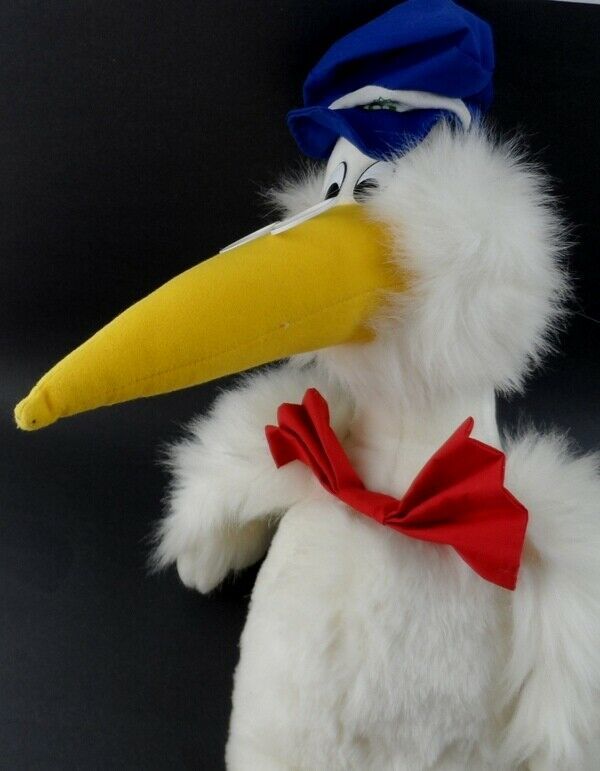 stuffed stork toy