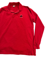 Vintage Red Carmel Polo Club Long Sleeve Shirt Made in USA Cotton Men Sz XL Golf image 3