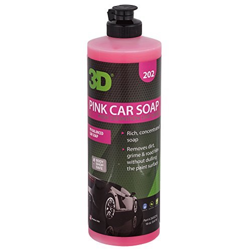 3D Pink Car Soap 16 oz. Car Wash & Cleaner Made in USA All