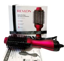 REVLON One-Step Volumizer Original 1.0 Hair Dryer and Hot Air Brush, Red Special - $34.64