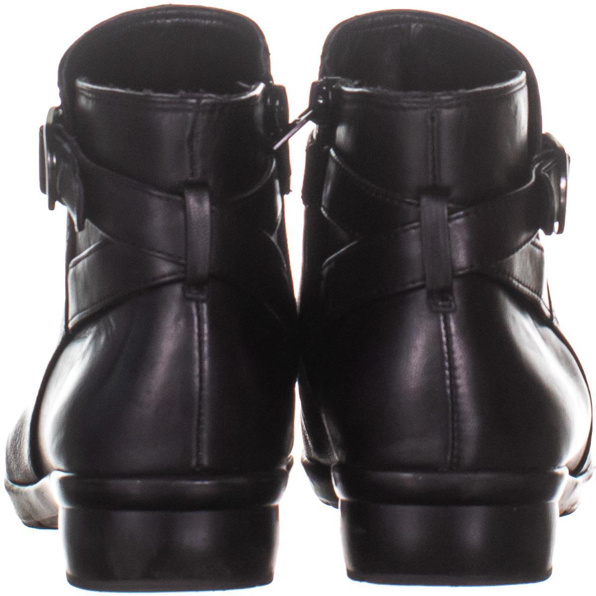 Naturalizer Colette Ankle Boots 549, Black Leather, 7.5 US / 37.5 EU ...