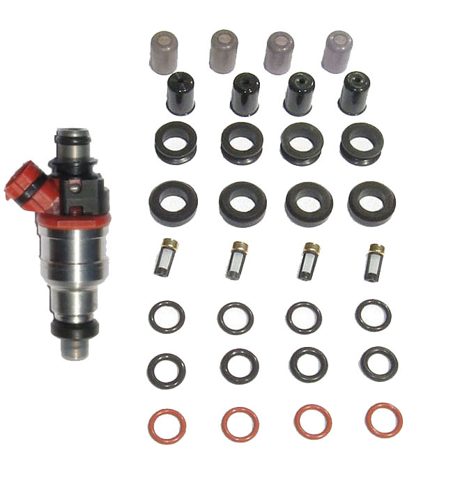 Fuel injector seal kit for Toyota 2.4L 22RE 4Runner Pickup Car