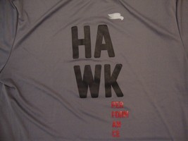 Hawk Performance Skateboarding Athletic Sweat Proof Gray T Shirt M / L - $22.32