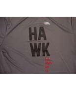 Hawk Performance Skateboarding Athletic Sweat Proof Gray T Shirt M / L - $22.32