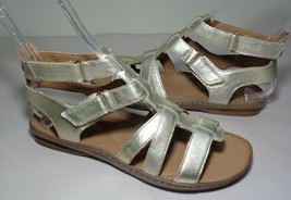 Clarks Size 9 M SARLA CHOIR Champagne Leather Sandals New Women&#39;s Shoes - $107.91