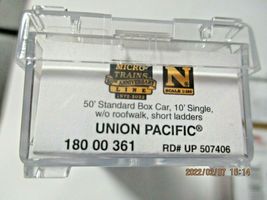 Micro-Trains Stock # 18000361 Union Pacific 50' Standard Boxcar 10' Door N-Scale image 6