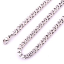 3.6 mm Width Fashion Stainless steel Cuba Chain Men and Women Can be Customized  - $6.71