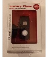 DreamGear iSound Black Luxury Leather Case for iPod Shuffle Factory Sealed - $11.99