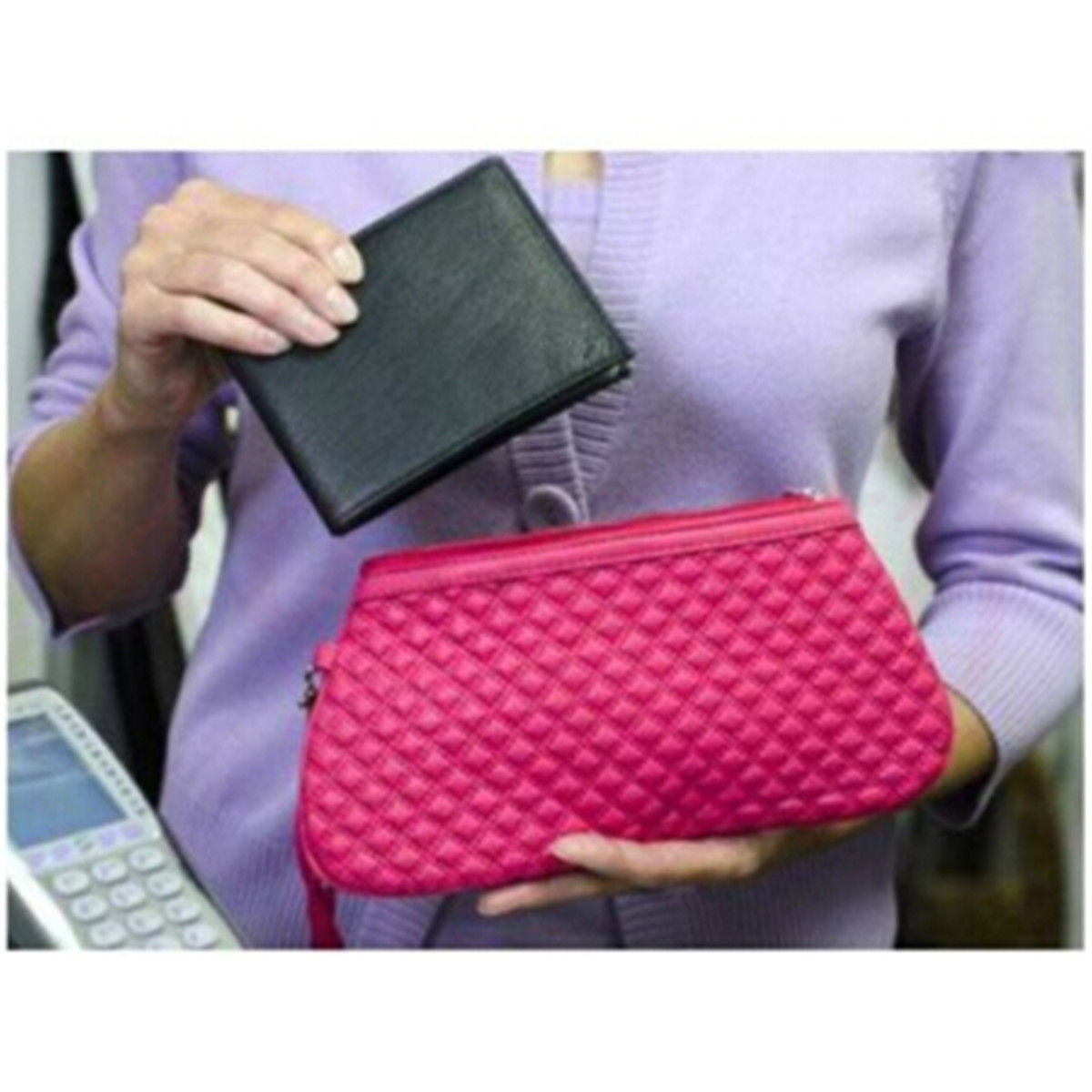 Wonder Wallet Amazing Slim RFID Wallets As Seen on TV Black Leather