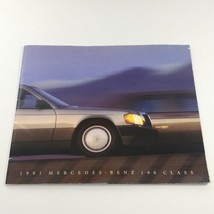 1991 Mercedes-Benz 190-Class Overview Dealership Car Auto Brochure Catalog - $10.65