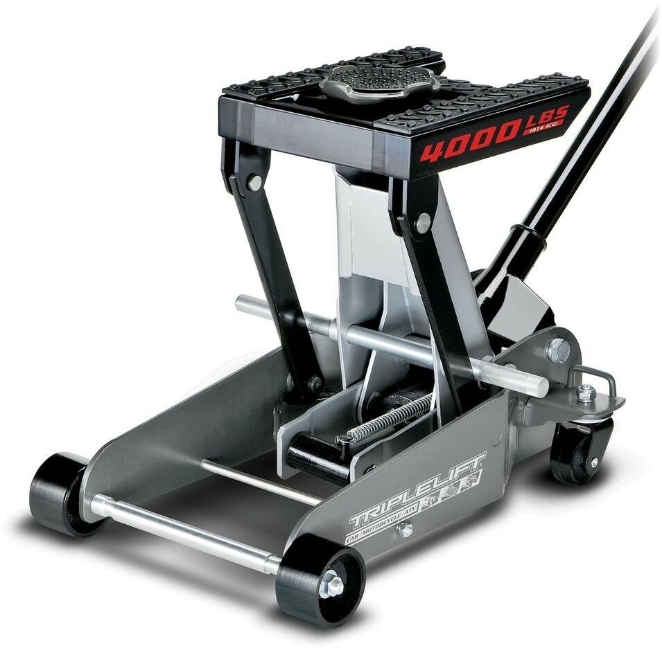 Powerbuilt Floor Jack 4000 lb. Weight Capacity Triple Lift Locking