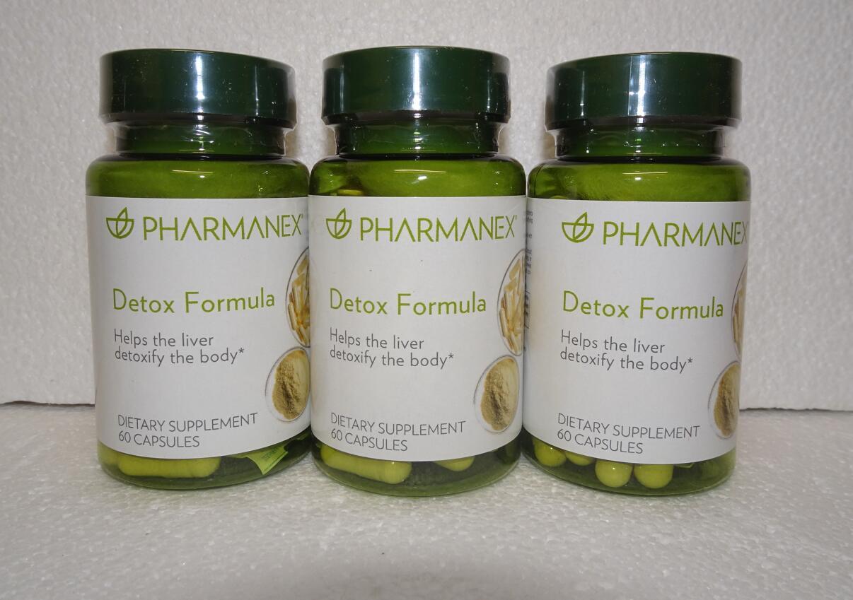 Three Pack: Nu skin Nuskin Pharmanex Detox Formula 60 capsules SEALED x3