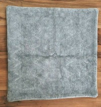 Pottery Barn Jacquard Pillow Cover Stonewashed GRAY 22x22 NWOT #P326 - $39.00