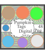 Pumpkin Tags Digital Vol. 4 - $2.50