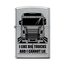 Zippo Lighter - I Like Big Trucks Street Chrome - 854736 - $23.13