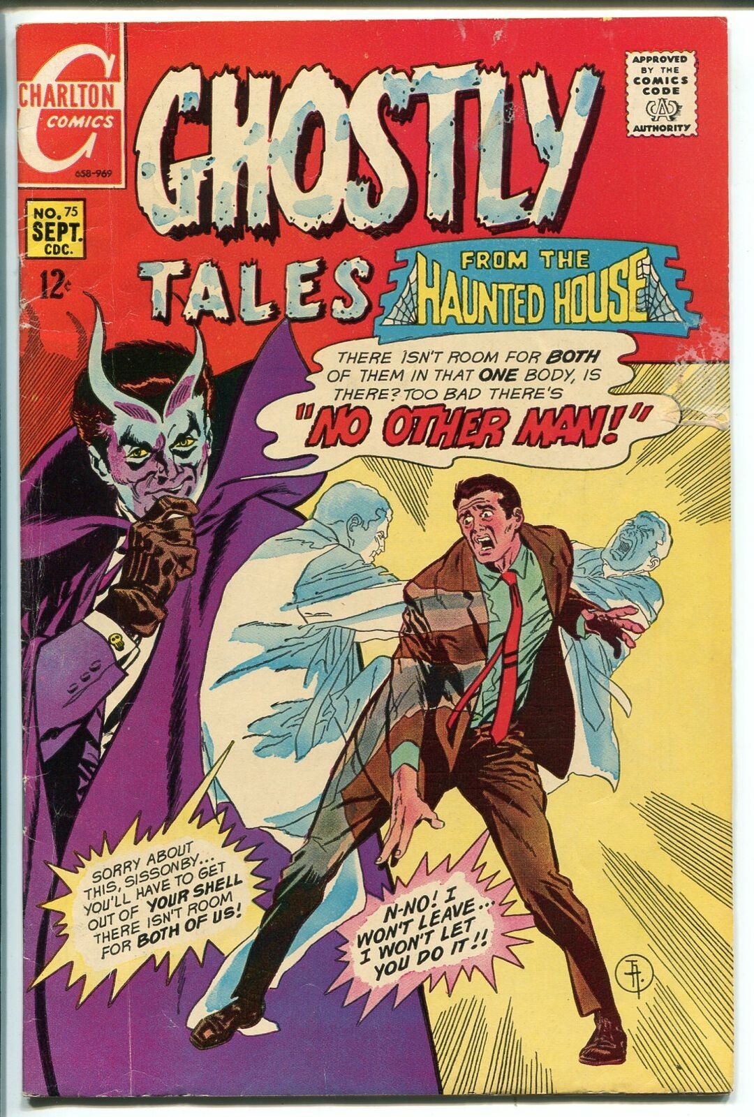 GHOSTLY TALES #75 1969-CHARLTON-STEVE DITKO ART-vg - Comics & Graphic ...