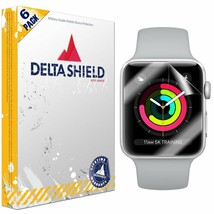 DeltaShield BodyArmor Full Coverage Screen Protector for Apple Watch -2 X 6 Pack - $16.00