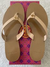 Tory Burch Women's MANON Thong Sandals Natural Vachetta Size 9 EUC - $74.79