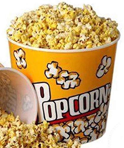 Retro Style Popcorn Bowl Large Plastic Container Reusable Tub Movie Theater Buc Popcorn Poppers 