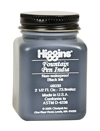 higgins fountain pen india ink