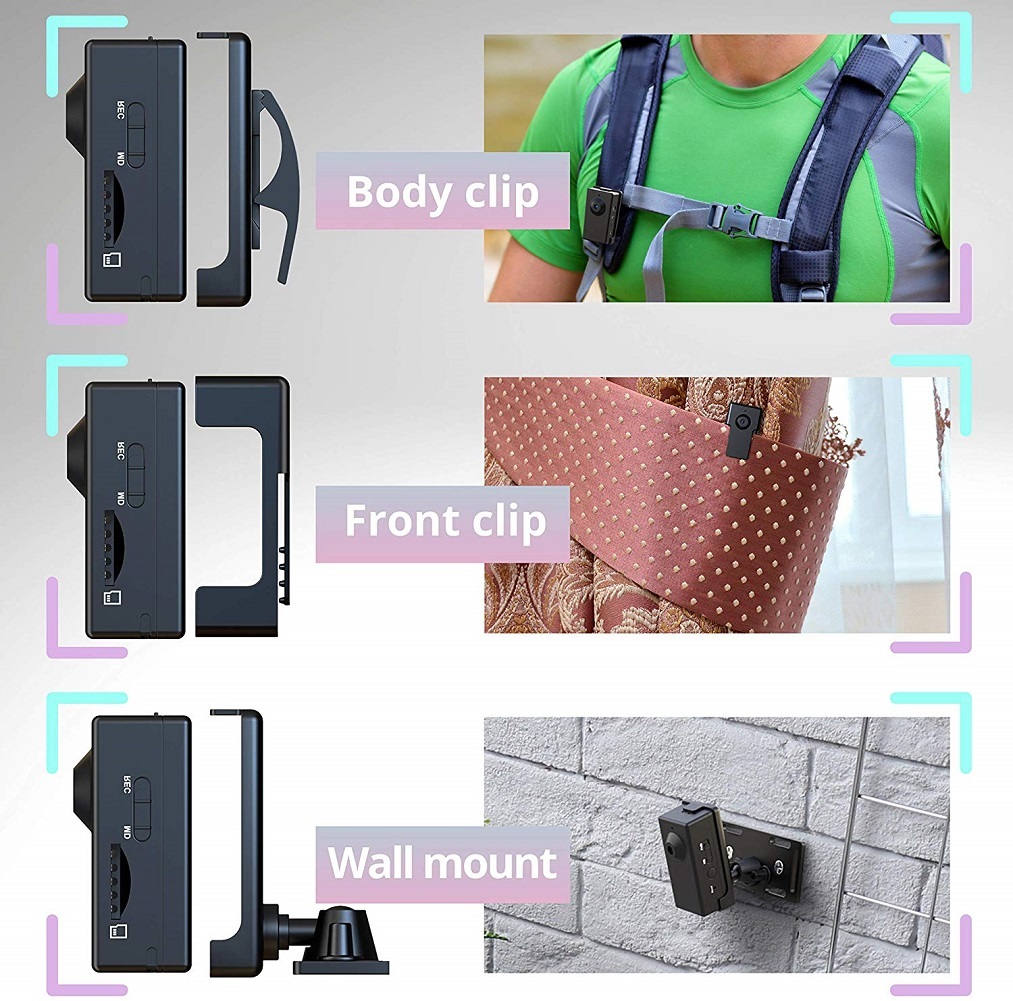 Spy Camera Without WiFi Body Hidden Camera Mini Spy Camera Motion