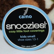 Snoozies KCM002 Foot Coverings Natural Brown Camo Size Kids 13 And 1 image 7