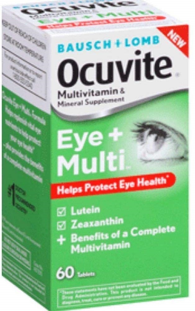 B&L Ocuvite Eye + Multi Size 60ct Pack of 3