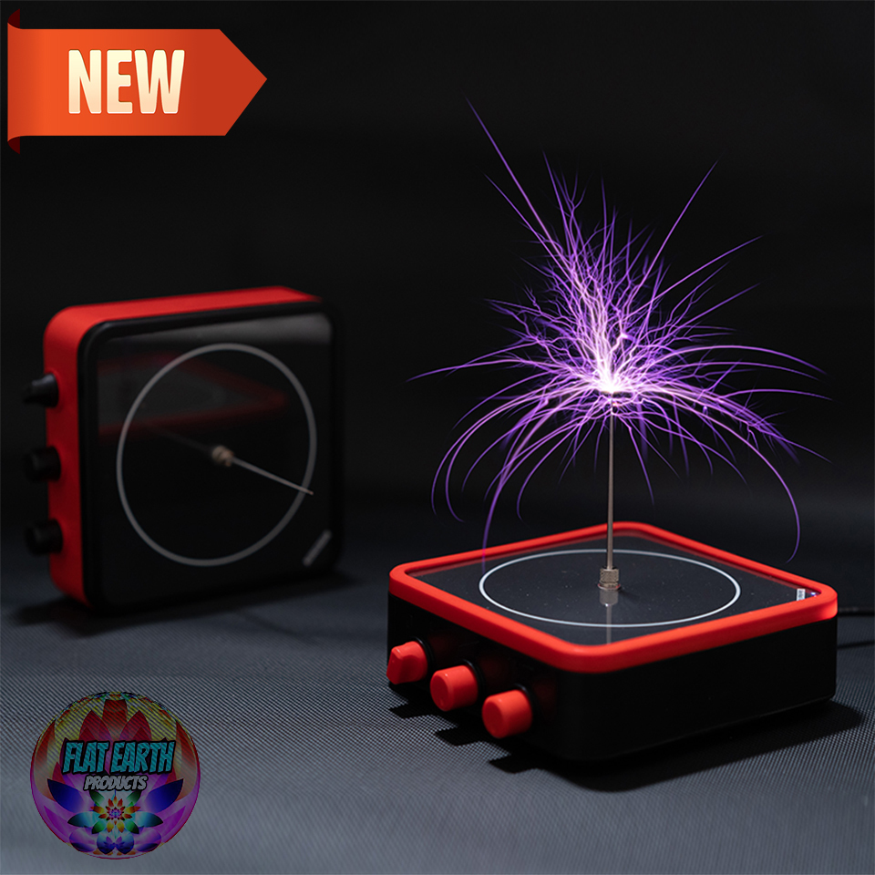 Red Tesla BT Music Coil Arc Device Lightning Plasma Generator Speaker FREE ENERG