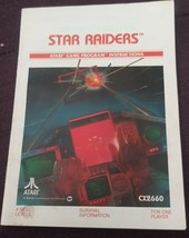 Star Raiders Atari 2600 Game Instruction Manual CX2660 Vintage 1982  Shi... - $9.89