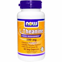L-Theanine, 100 mg, 90 Vcaps, From Now Foods - $17.96