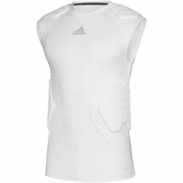 Primary image for Adidas Alpha Skin Force 5 Padded Sleeveless Top White 2XL XXL Football Pad