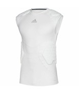 Adidas Alpha Skin Force 5 Padded Sleeveless Top White 2XL XXL Football Pad - $76.32