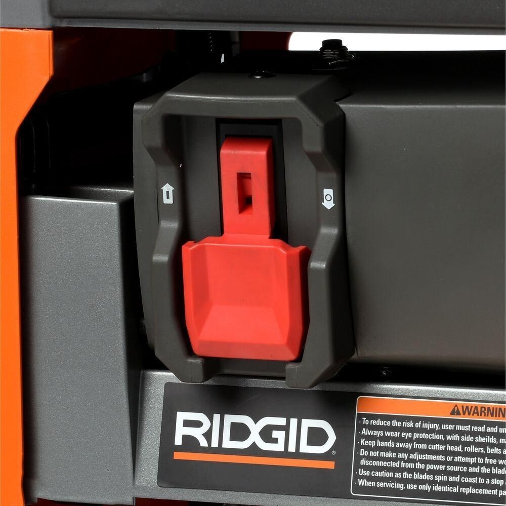 RIDGID Bench Planer 13 in. 120Volt 15 Amp Corded ThreeBlade