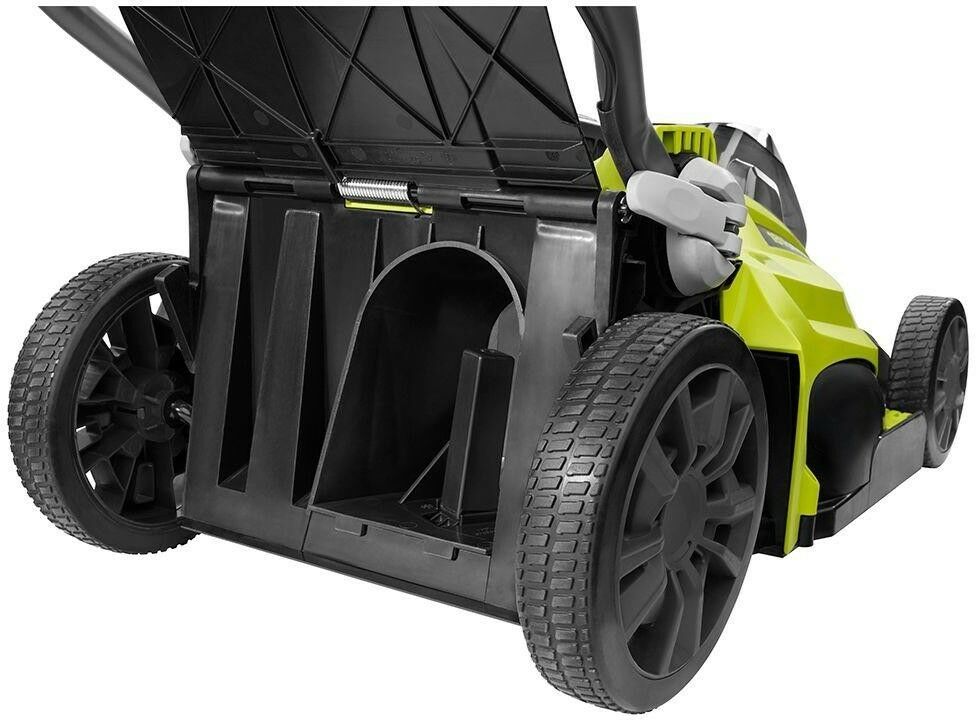Ryobi Walk Behind Push Lawn Mower Mulcher 18Volt LithiumIon Cordless Bagger WalkBehind Mowers