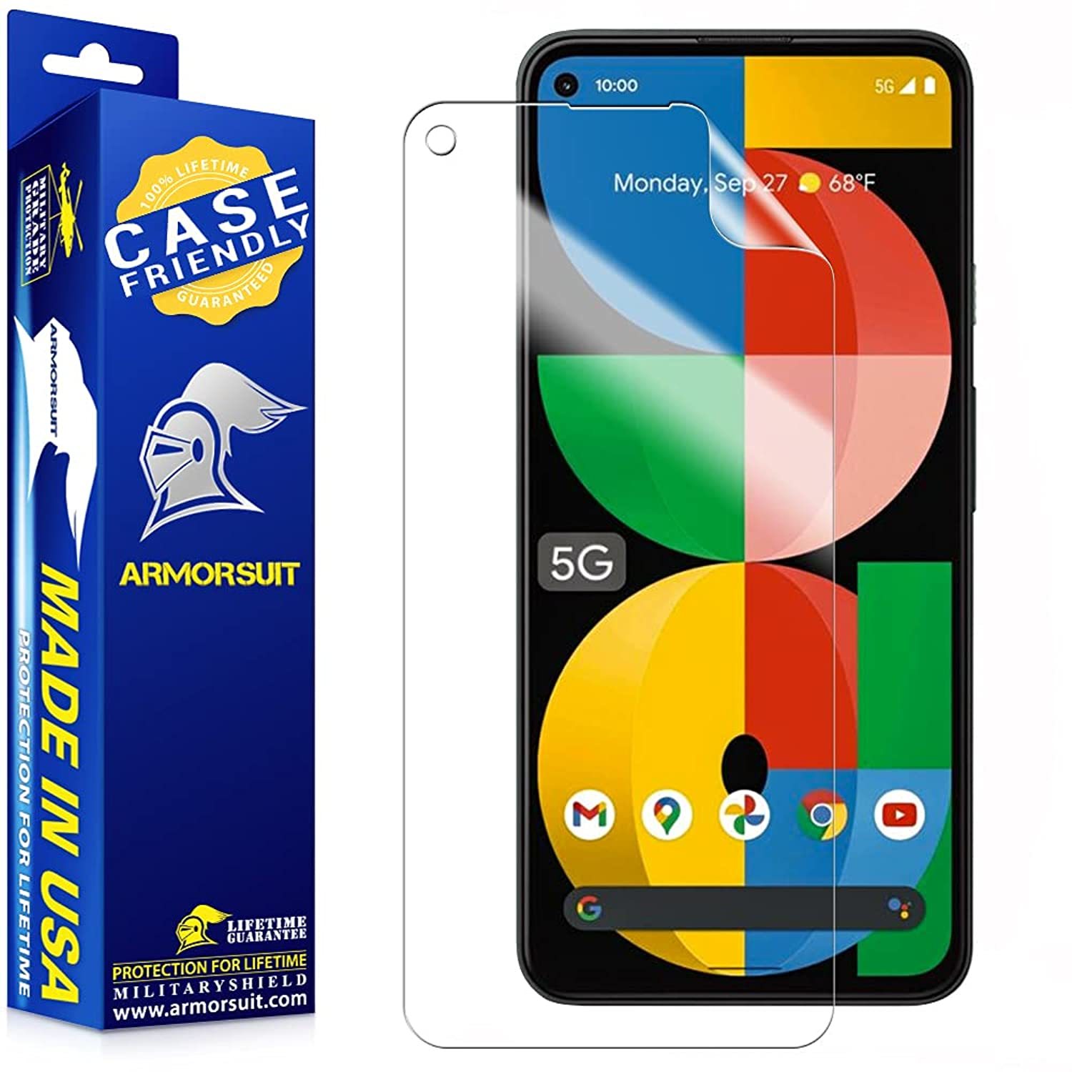 [2 Pack] Armorsuit Militaryshield Screen Protector Designed For Google Pixel 5A