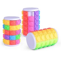 Mpression fingertip magic cube diy cylinder puzzle intelligence cube stress relieve toy thumb200