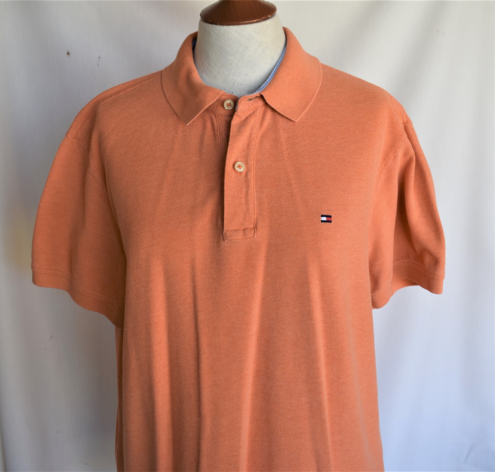 Tommy Hilfiger Golf Shirt Faded Orange M and similar items