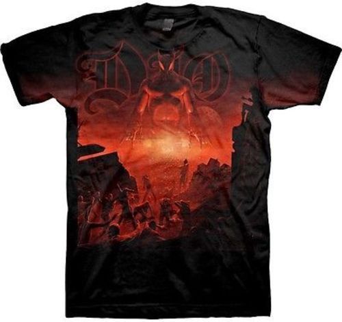 Image of Authentic Dio Last In Line Allover Logo Album Music Band T Shirt S M L Xl 2Xl