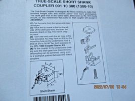 Micro-Trains Stock #00110300 True-Scale Short Shank Coupler (1300-10) N-Scale image 5