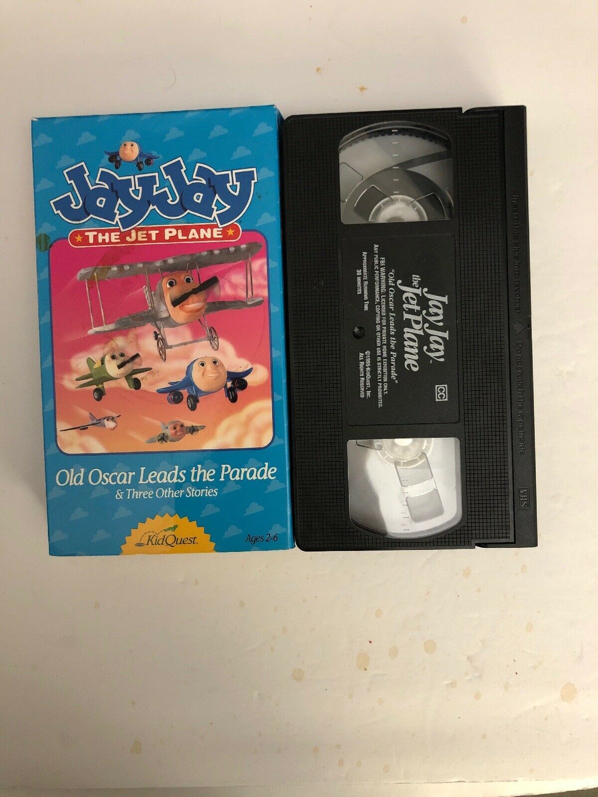 Jay Jay the Jet Plane OLD OSCAR LEADS THE PARADE(VHS 1995)TESTEDRARE