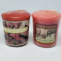 Yankee Candle Home Sweet Home Votive Candle 1.75 Oz Lot of 2 New - $7.84